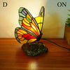 SearchFindOrder D LED Table lamp Tiffany Desk decorate Light Butterfly Stained Glass Creativity Art Bedroom Bedside Study Nightstand NIght Light