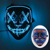 SearchFindOrder Dark Blue LED Light-Up Halloween Mask