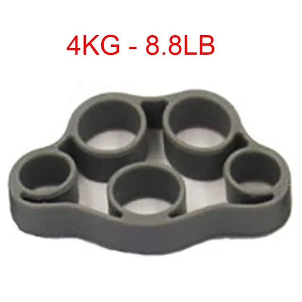 SearchFindOrder DARK GRAY Hand Grip Wrist Strength Trainer Finger Exerciser Resistance Bands