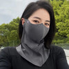 SearchFindOrder Dark grey 2 Silk Sun Protection Mask