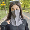 SearchFindOrder Dark Grey 3 Silk Sun Protection Mask