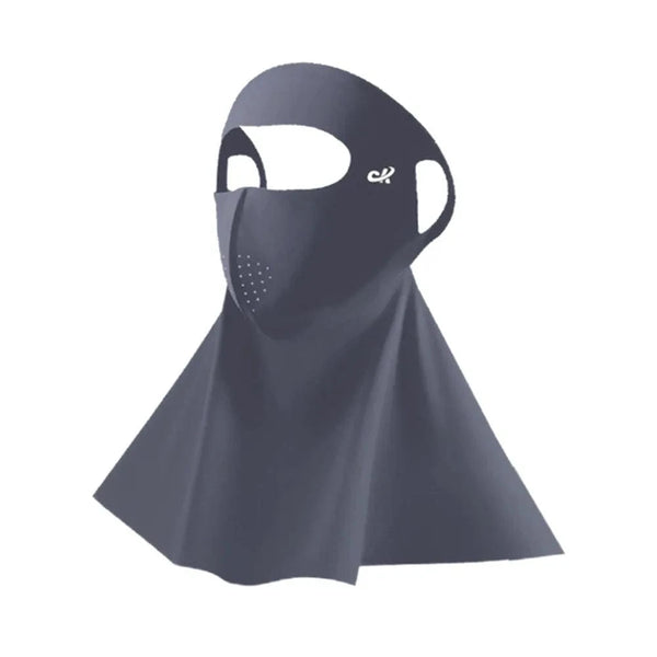 SearchFindOrder Dark Grey 4 Silk Sun Protection Mask