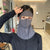 SearchFindOrder Dark Grey Silk Sun Protection Mask