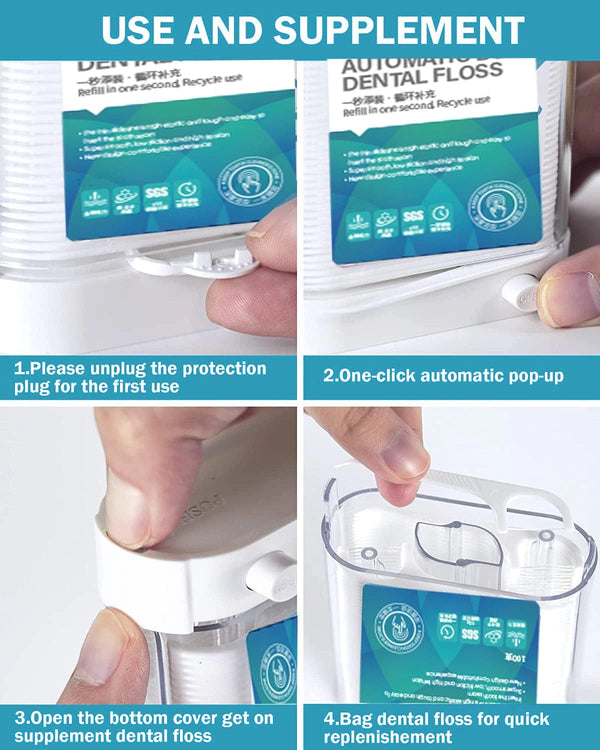 SearchFindOrder Dental Floss Pick Dispenser