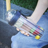 SearchFindOrder Double Straw Water Bottle