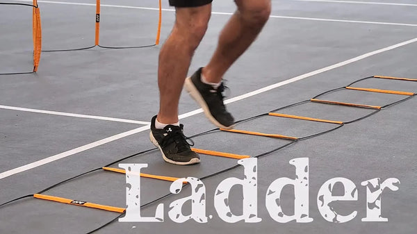 SearchFindOrder Dual-Purpose Soccer Training Jump Ladder