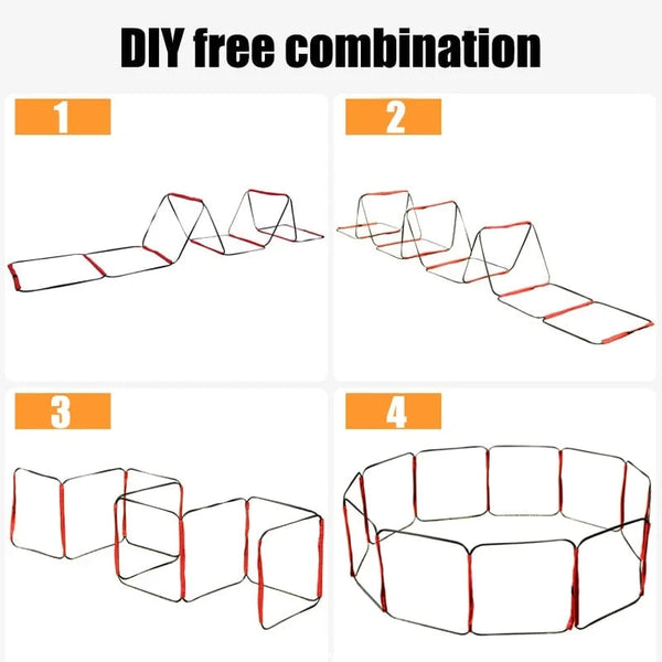 SearchFindOrder Dual-Purpose Soccer Training Jump Ladder