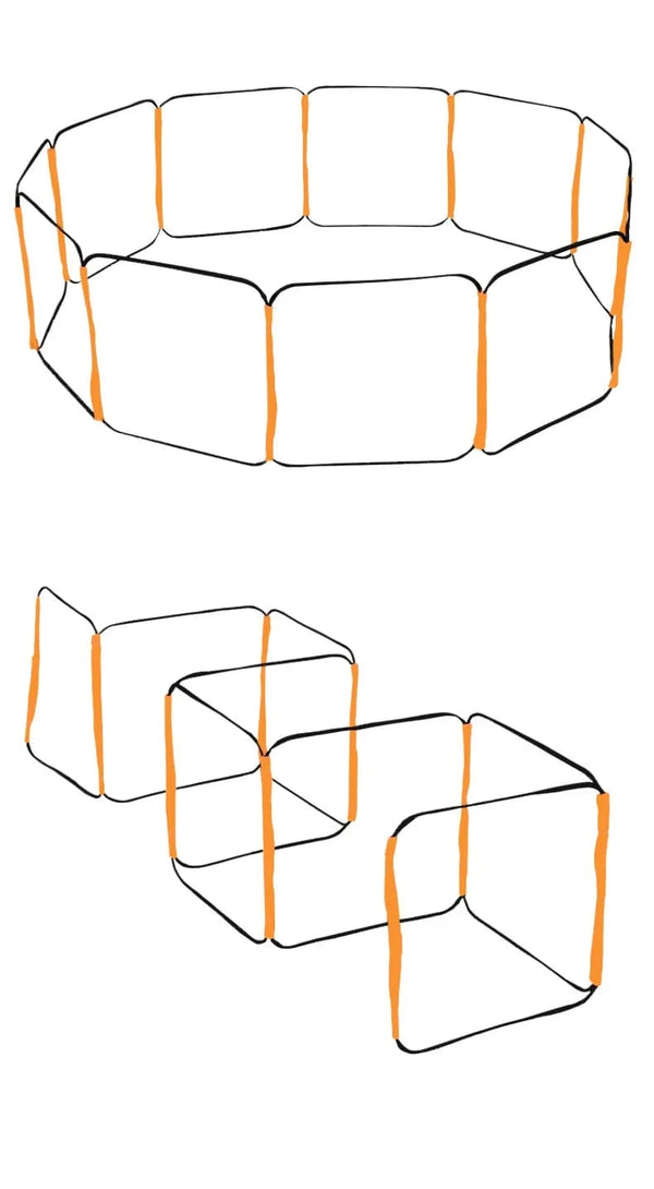 SearchFindOrder Dual-Purpose Soccer Training Jump Ladder
