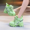 SearchFindOrder Dynamic Mesh Urban Women's Sneakers with Platform Wedge Heels