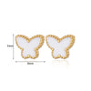 SearchFindOrder E4337G-1 Butterfly Stud Earrings