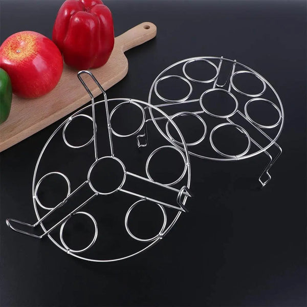 SearchFindOrder Egg Stack Pro Stainless Steel Multifunction Steaming Rack