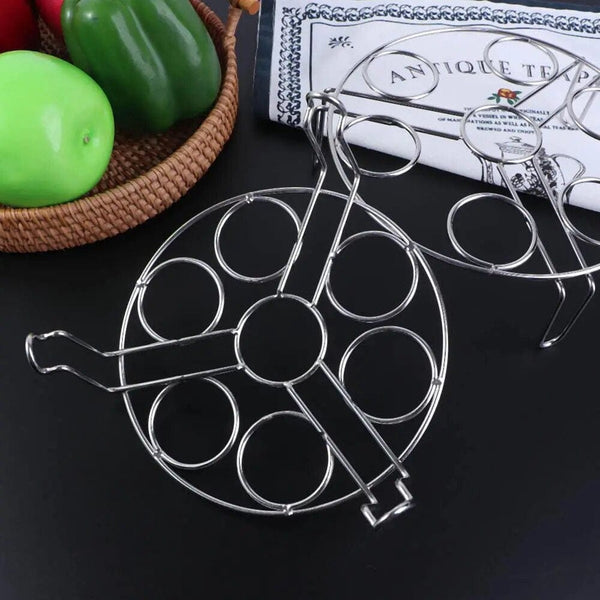 SearchFindOrder Egg Stack Pro Stainless Steel Multifunction Steaming Rack