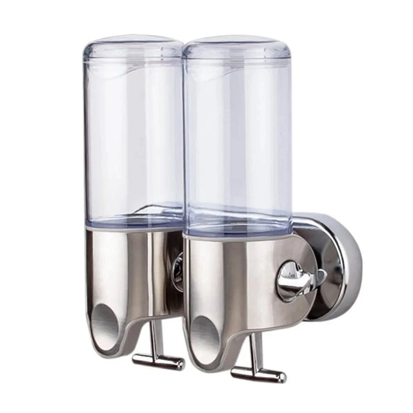 SearchFindOrder Electroplated 2 Stainless Steel Wall-Mounted Soap Dispenser