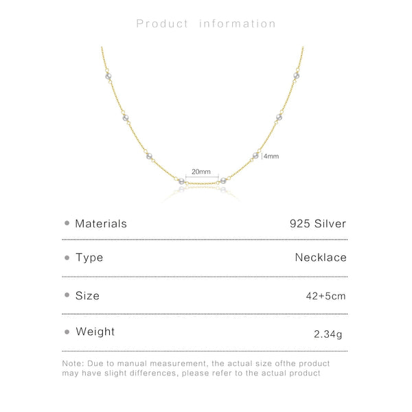 SearchFindOrder Elegant Pearl Necklace