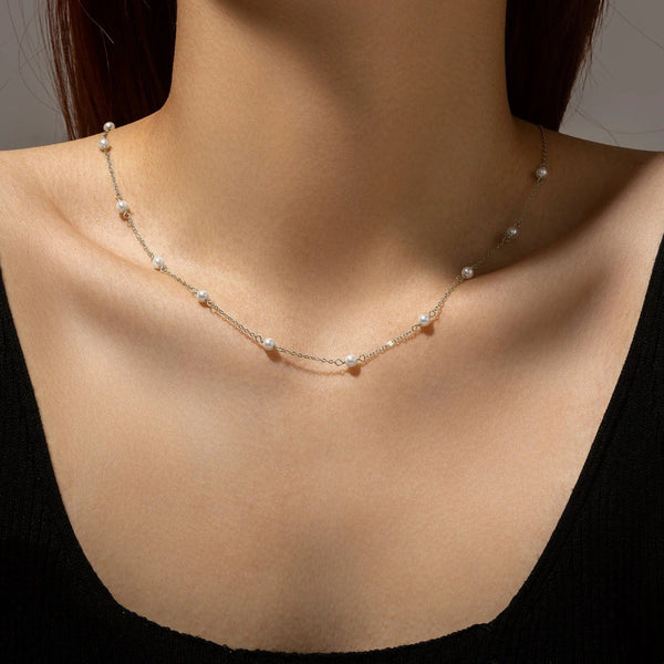 SearchFindOrder Elegant Pearl Necklace