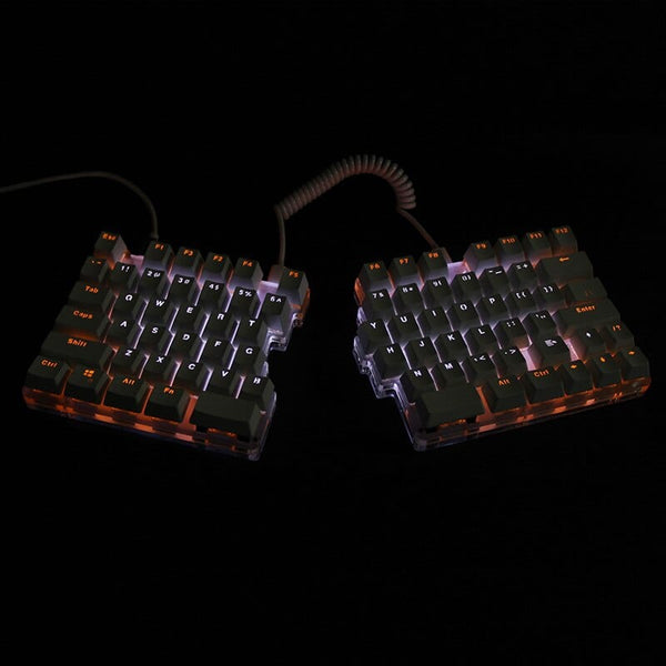 SearchFindOrder Ergonomic 78-Key Split Mechanical Keyboard for Gaming and Office Work