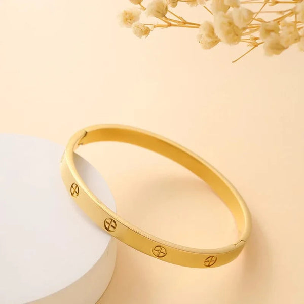 SearchFindOrder European Cross Pattern Bracelet