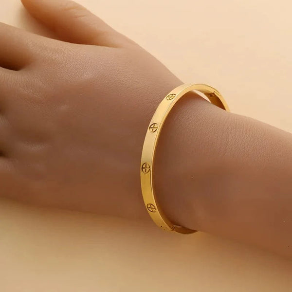 SearchFindOrder European Cross Pattern Bracelet