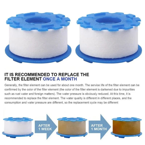 SearchFindOrder Faucet Water Filter Chlorine, Heavy Metals Remover - Soft & Hard Water Bath Filtration Purifier Showers Head