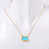 SearchFindOrder February Blue Stone Aura Necklace
