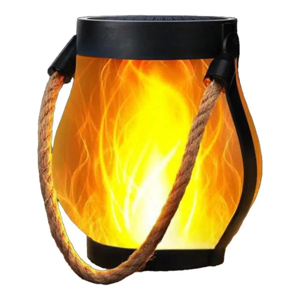 SearchFindOrder Flame (1pc) Outdoor Flame Solar Garden Lantern