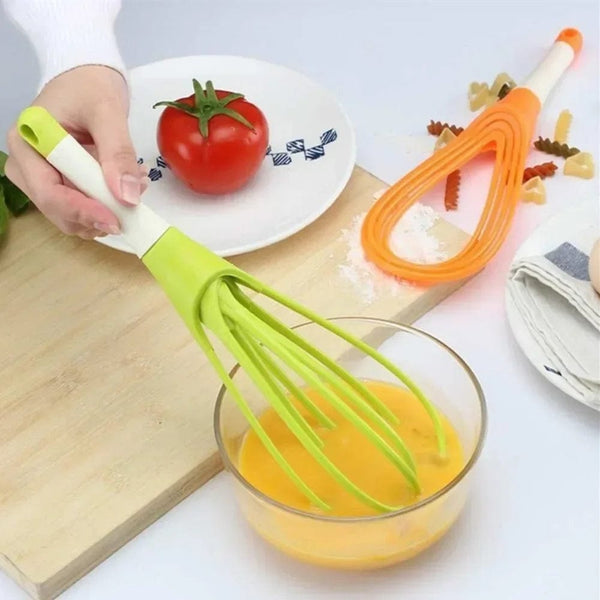 SearchFindOrder Flexible Silicone Twist and Fold Whisk