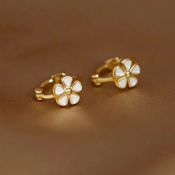 SearchFindOrder Flower Hoop Earings