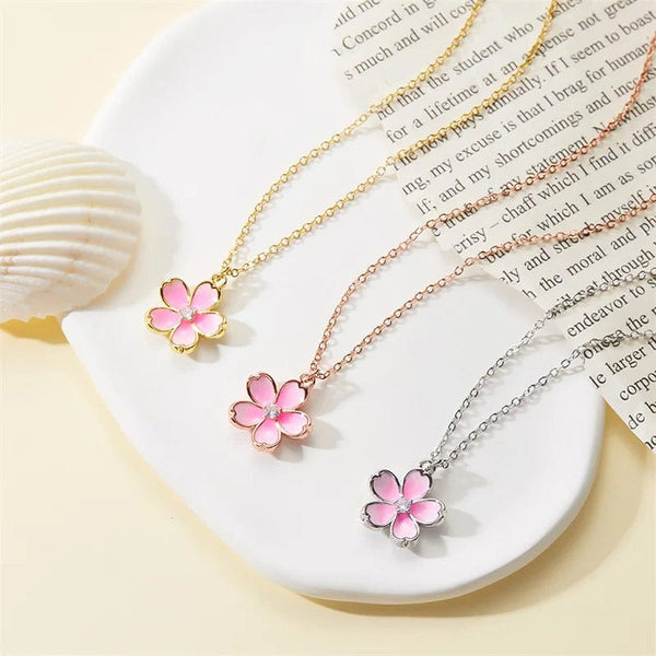 SearchFindOrder Flower Pendant Necklace