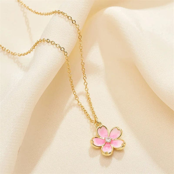 SearchFindOrder Flower Pendant Necklace