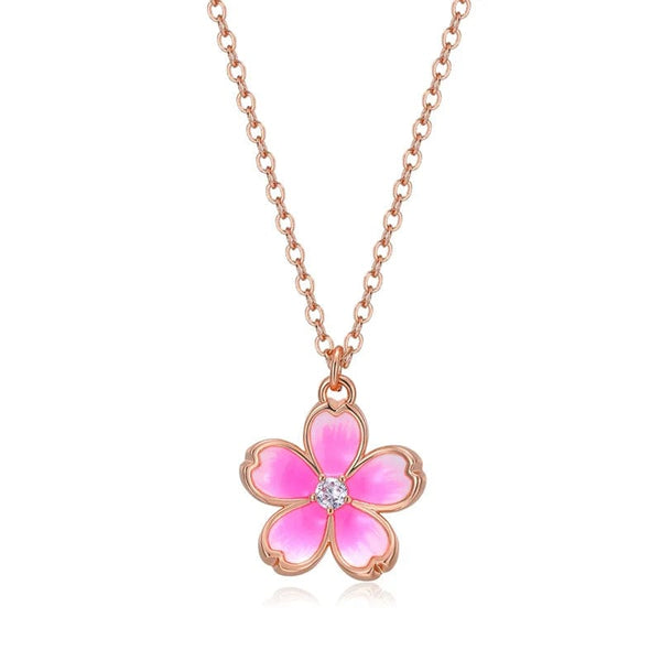 SearchFindOrder Flower Pendant Necklace