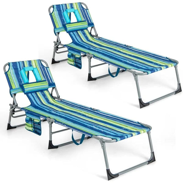 SearchFindOrder Folding Adjustable Lounge Chair