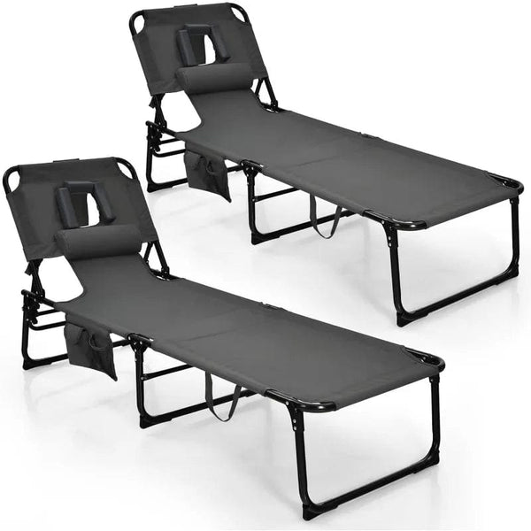 SearchFindOrder Folding Adjustable Lounge Chair