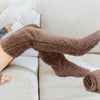 SearchFindOrder Fuzzy High Over Knee Socks