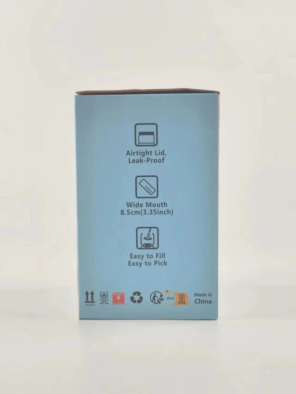 SearchFindOrder Glass Pickle Jar with Strainer