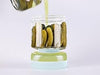 SearchFindOrder Glass Pickle Jar with Strainer