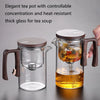 SearchFindOrder Glass Tea Pot Kettle Infuser
