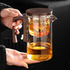 SearchFindOrder Glass Tea Pot Kettle Infuser