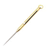 SearchFindOrder Gold 1 Titan Pick Portable Titanium EDC Retractable Toothpick