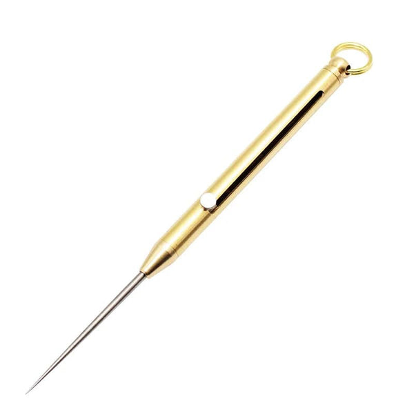 SearchFindOrder Gold 1 Titan Pick Portable Titanium EDC Retractable Toothpick