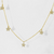 SearchFindOrder Gold Color 2 Star Necklace