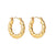 SearchFindOrder Gold Color Creole Hoop Earrings