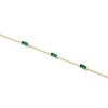 SearchFindOrder Gold Green Zircon Bracelet