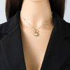 SearchFindOrder Gold Seashell Charm Necklace