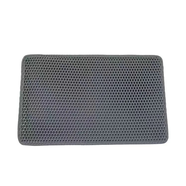 SearchFindOrder Gray / 30X45CM Double Layer Mess Free Cat Litter Mat