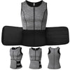 SearchFindOrder Gray / S / China Men'sSweat Compression Waist Slimming Undershirt for Body Shaping & Workout Support