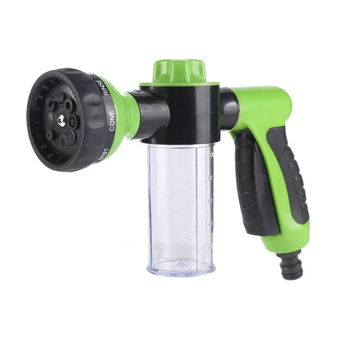 SearchFindOrder Green 8-in-1 High-Pressure Auto Foam Hose Nozzle