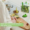 SearchFindOrder green Baggy Rack Holder For Food Prep