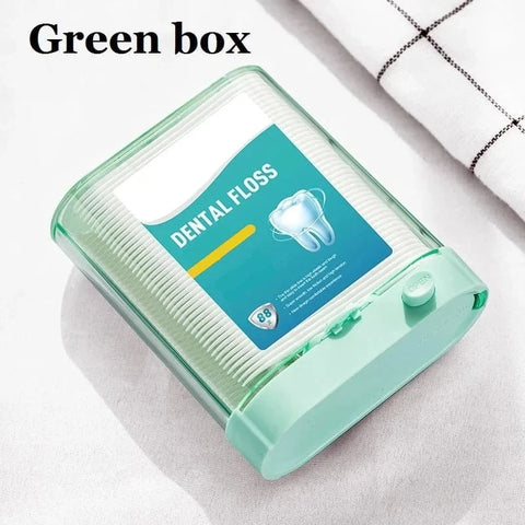 SearchFindOrder green box Dental Floss Pick Dispenser