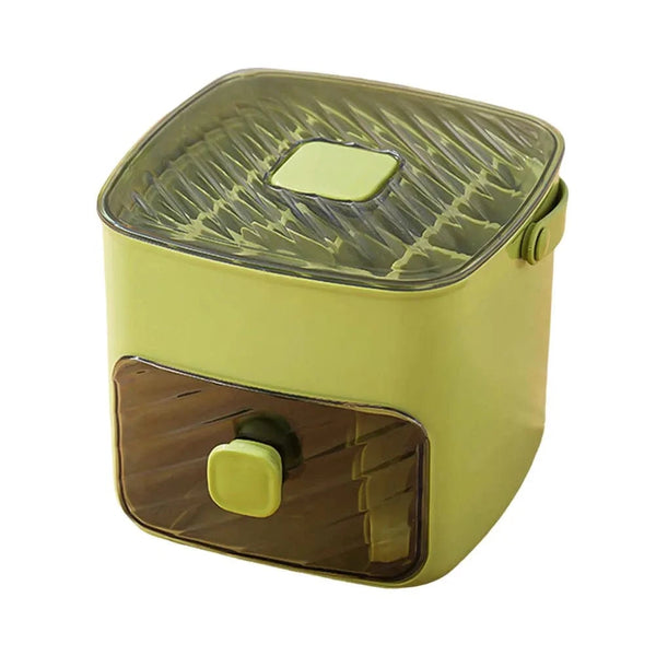 SearchFindOrder Green Double Layer Ice Maker Box