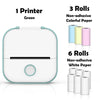 SearchFindOrder Green E Portable Mini Wireless Thermal Pocket Printer